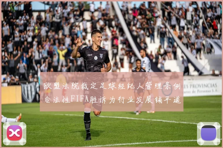 欧盟法院裁定足球经纪人管理条例合法性FIFA胜诉为行业发展铺平道路